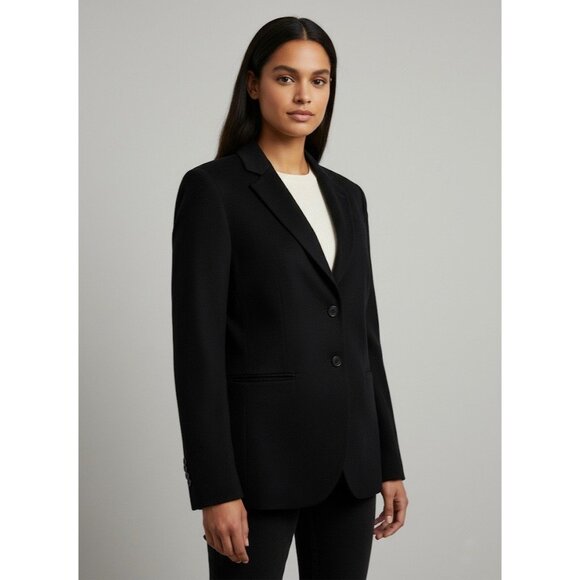 Brooks Brothers Loro Piana Black Italian Luxury Cashmere Blazer Jacket Workwear - Picture 1 of 16